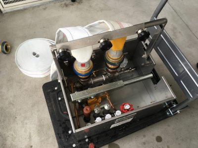 R1年7月 名古屋市中区 マンション 消防用ホースの耐圧試験