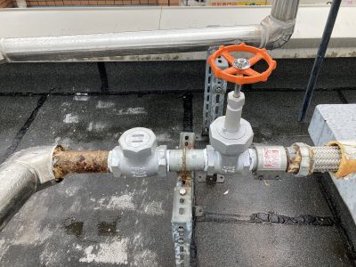 令和2年7月　西区マンション　連結送水管改修工事　 作業内容2