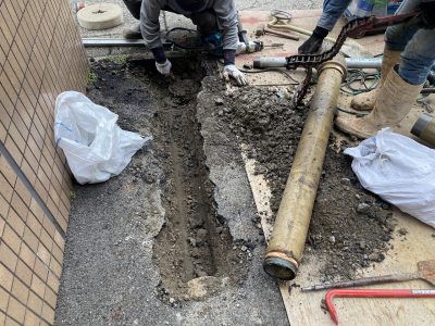 令和４年１月　熱田区　連結送水管改修工事 作業内容3